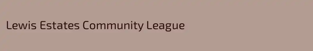 Lewis Estates Community League